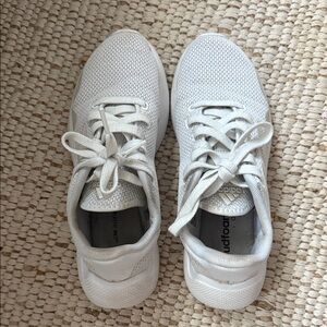 Adidas White Mesh Sneakers